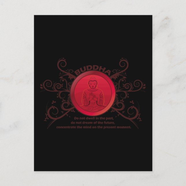 Carte Postale Bouddha présent (Devant)