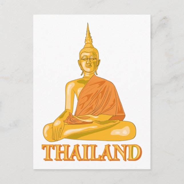 Carte Postale Bouddha Thaïlande (Devant)