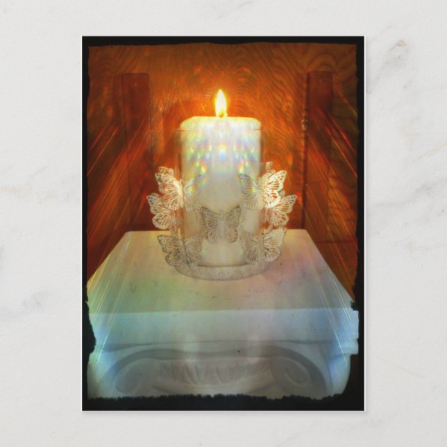 Carte Postale Bougie (Devant)