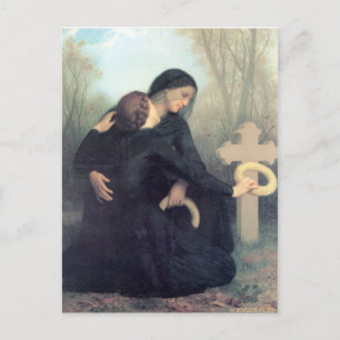 Carte Postale Bouguereau - Le Jour des Morts