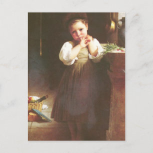 Carte Postale Bouguereau - Petite Boudeuse