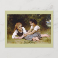 Bouguereau's 1882 Les noisettes rassemblent Les no