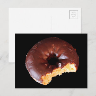Carte Postale Bouillie de chocolat avec un gros bout en sortie