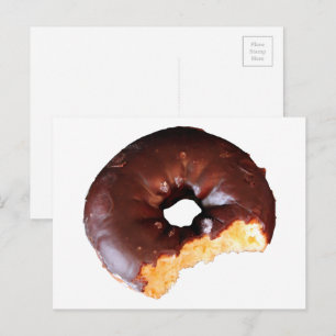 Carte Postale Bouillie de chocolat avec un gros bout en sortie