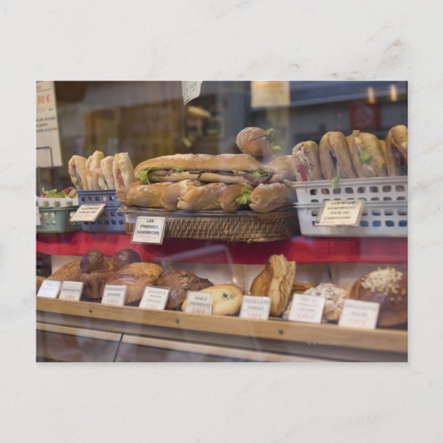 Carte Postale Boulangerie à Paris (Devant)