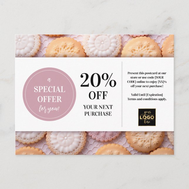 Carte Postale Boulangerie Boulangerie Baker Coupon Coupon Person (Devant)