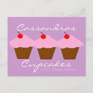 Carte Postale Boulangerie Cupcake