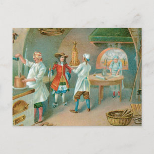 Carte Postale Boulangerie de gâteaux Alimentation Vintage et art