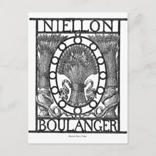 Carte Postale Boulangerie française