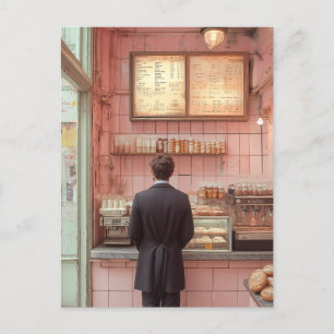 Carte Postale Boulangerie française pittoresque intérieur esthét