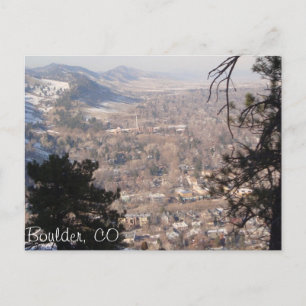 Carte Postale Boulder, Colorado de Above