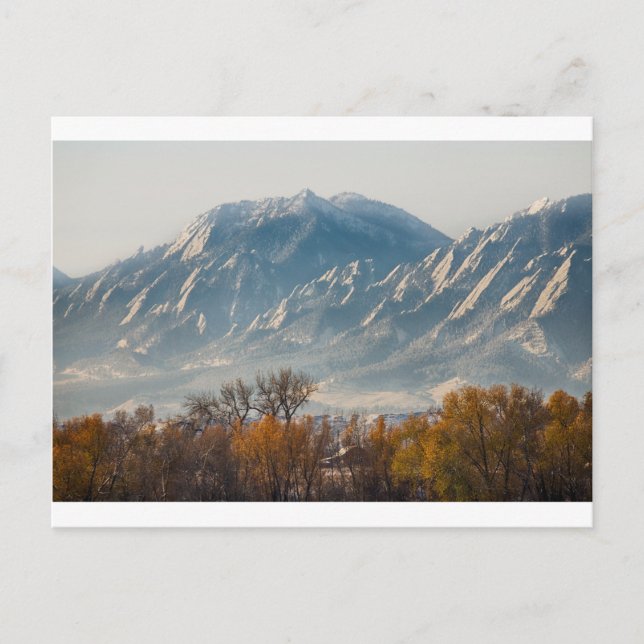 Carte Postale Boulder Colorado Flatirons Country Fall View (Devant)