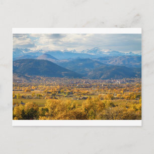 Carte Postale Boulder Colorado Vue Pittoresque d'automne
