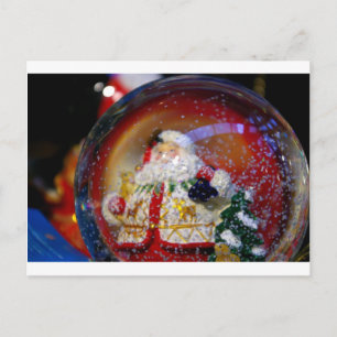 Carte Postale Boule à neige.