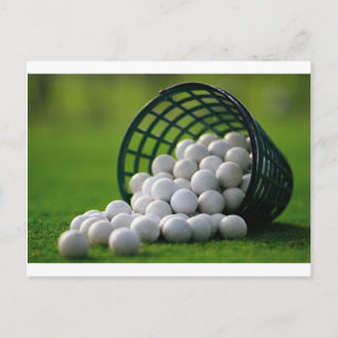 Carte Postale Boule de balles de golf