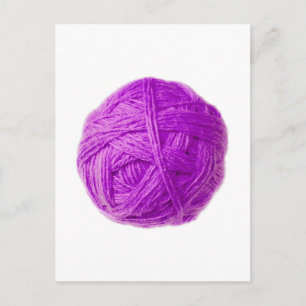 Carte Postale boule de laine