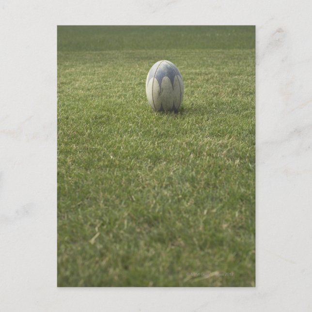 Carte Postale Boule de rugby (Devant)