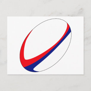 Carte Postale Boule de rugby