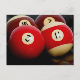 Carte Postale Boules de billard