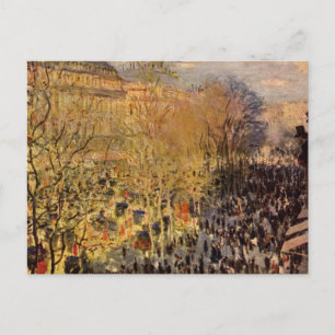 Carte Postale Boulevard des Capucines par Claude Monet, Beaux-ar