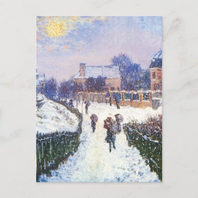Carte Postale Boulevard Saint Denis Argenteuil par Claude Monet (Devant)