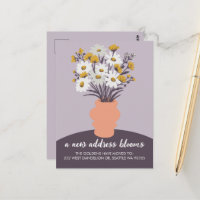 Bouquet de Faire-part mobiles de nouvelles adresse