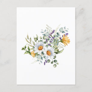 Carte Postale Bouquet De Fleurs