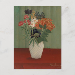 Carte Postale Bouquet de fleurs avec chinois Asters et Tokyos