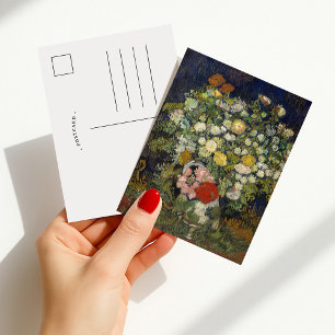 Carte Postale Bouquet de fleurs dans un vase   Vincent van Gogh