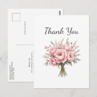 Bouquet de fleurs de pivoine rose Merci