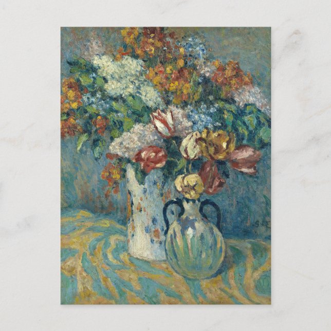 Carte Postale Bouquet de Fleurs | Georges d'Espagnat (Devant)