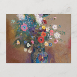 Carte Postale Bouquet de fleurs - Odilon Redon