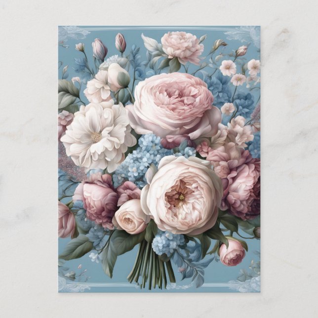 Carte Postale Bouquet de jardin victorien (Devant)