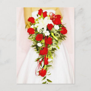 Carte Postale Bouquet de la Rose rouge