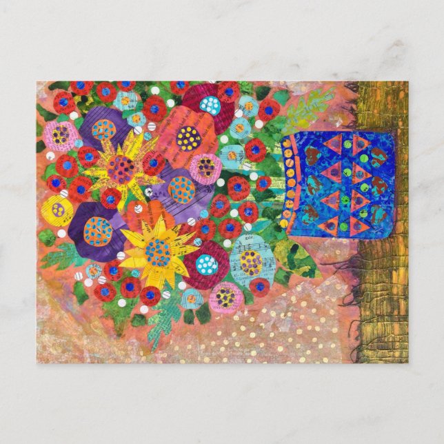 Carte Postale Bouquet de printemps (Devant)