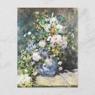 Carte Postale Bouquet de printemps de Pierre Renoir, Fleurs Vint