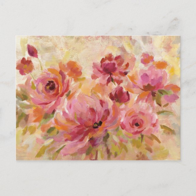 Carte Postale Bouquet de Roses (Devant)