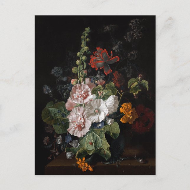 Carte Postale Bouquet maître néerlandais vintage (Devant)