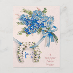 Carte Postale Bouquet Myosotis Muguet