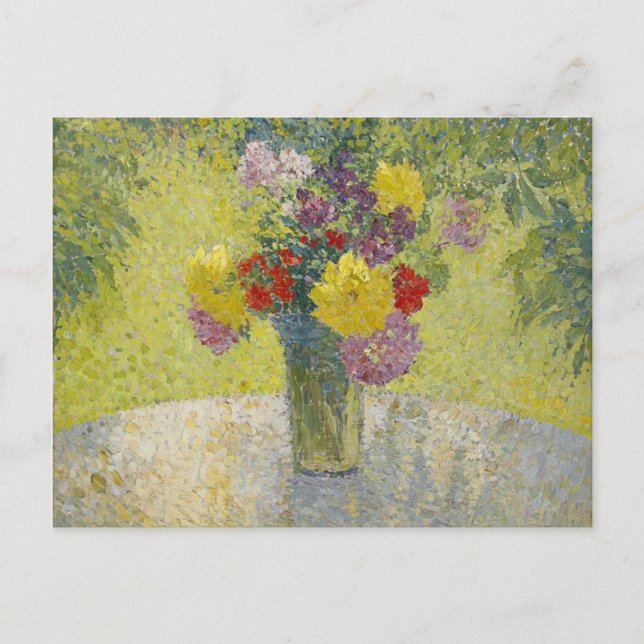 Carte Postale Bouquet sur la table de Martin (Devant)