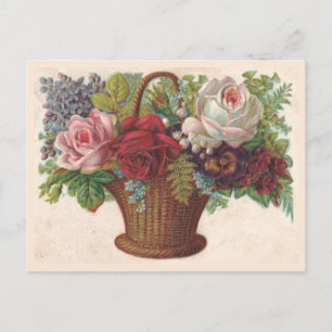 Carte postale bouquet Victoria