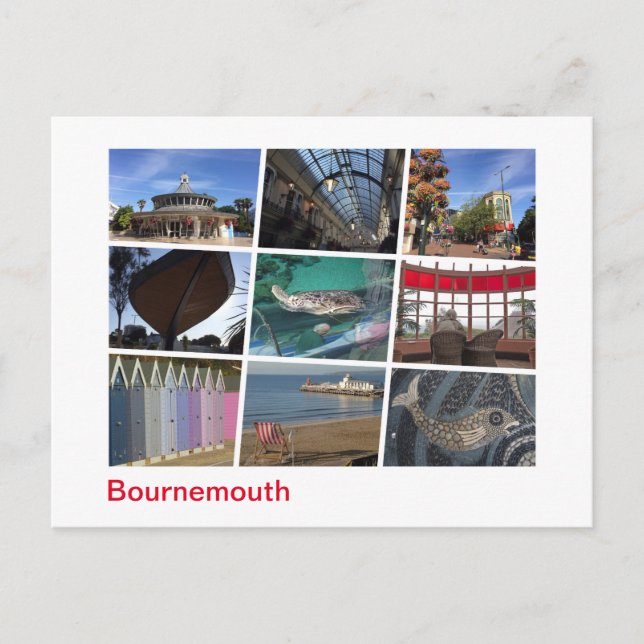 Carte Postale Bournemouth (Devant)