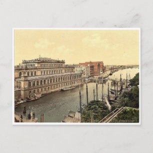 Carte Postale Bourse et port, Konigsberg, Prusse orientale, G