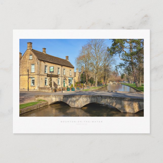 Carte Postale Bourton sur l'eau (Devant)