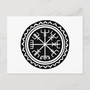 Carte Postale Boussole Viking Vegvisir