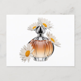 Carte Postale Bouteille de parfum de marguerite