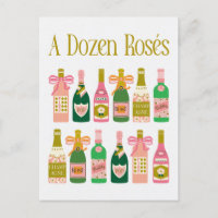 Bouteilles de champagne rose Pop Fizz Clink