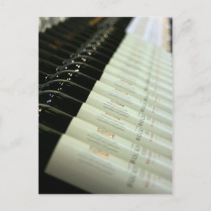 Carte Postale Bouteilles de vin rouge