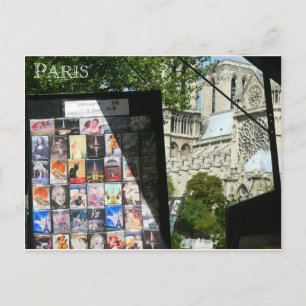 Carte Postale Boutique Commerçante Près De Notre Dame