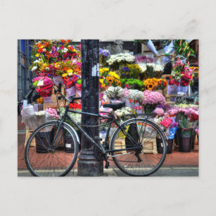 Carte Postale Boutique de fleurs